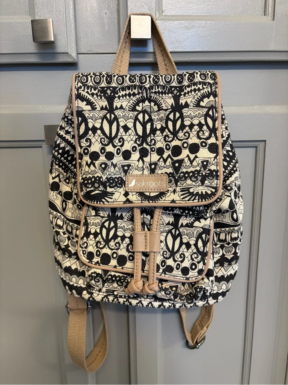 Sakroots Artist Circle Mini Canvas Backpack
